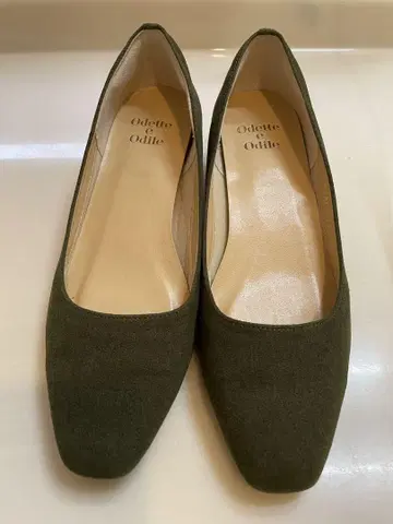 Odette e Odile 플랫슈즈 올리브 그린