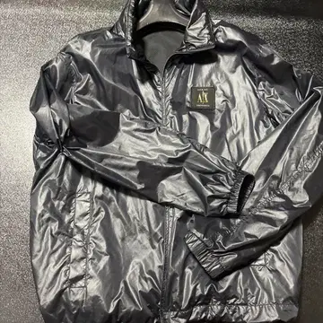Armani Exchange 블랙 나일론 자켓 M