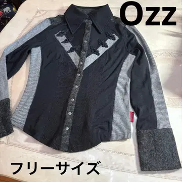OZZ Croce 긴팔 버튼 니트 그레이 계열