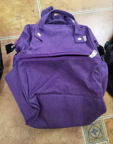 보라색 백팩 백팩