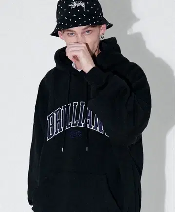 한국 한정판 PUNCHLINE 정품 22AW Winner 속기모 후드티
