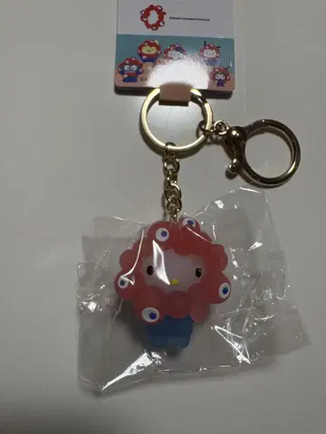 미야쿠미야쿠  입체 마스코트 클리어 컬러 키링 키티