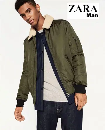 ZARA 플라이트 자켓 봄버 자켓 MA-1 충전솜