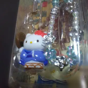 초레어 2001년 조슈 한정판 미사용 새상품 헬로키티 기모노 키링