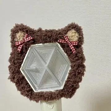 카이 EXO 응원봉 커버 즉시 구매 가능 브라운 곰 ver