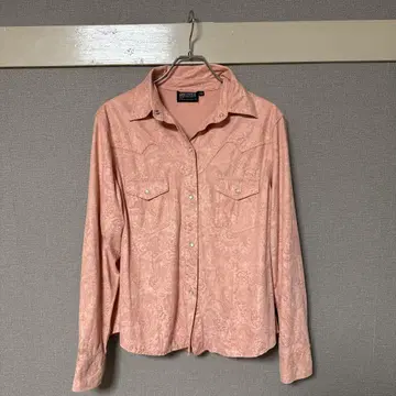 Vintage peach skin western shirt