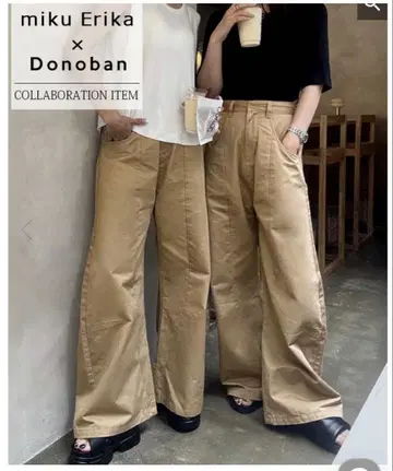DONOBAN 미크엘리 콜라보 치노 팬츠 롱 기장