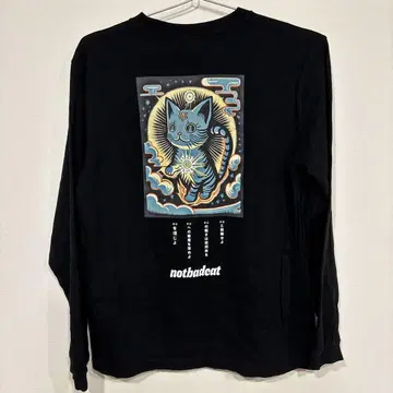 notbadcat 고양이와 화해하라 롱 티셔츠