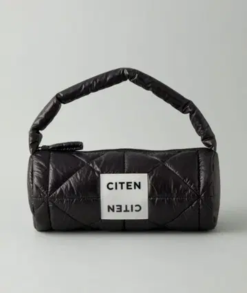 CITEN 블랙 드럼 숄더백
