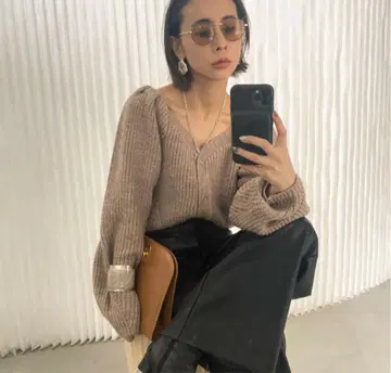 AMERI 2WAY PUFF CARDIGAN