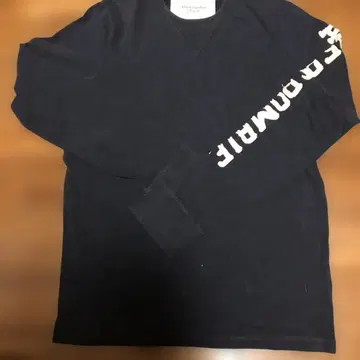 Abercrombie & Fitch 네이비 긴팔 티셔츠 S
