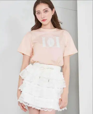 다리치 퀼팅T셔츠 핑크