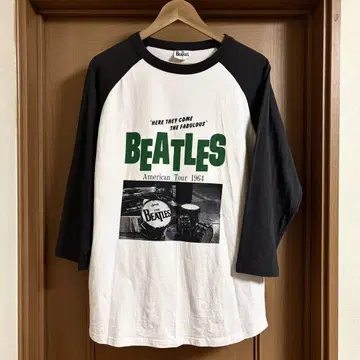 The Beatles 래글런 긴팔 티셔츠 밴드 티셔츠 비틀즈