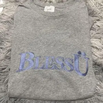 BlessU 그레이 T셔츠