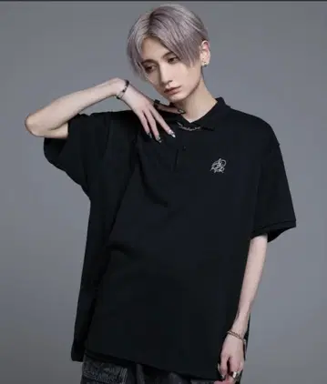ADDER 블랙 피케 셔츠 L 사이즈