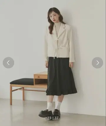 라라나, 자켓, 화이트