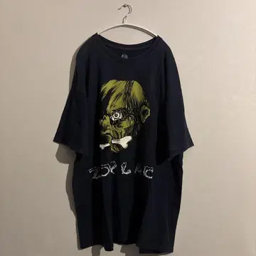 90s ZORLAC PUSHEAD 슈란켄 헤드 백 프린트 티셔츠