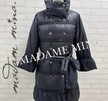 새상품급 MADAM MINA 블랙 다운 자켓