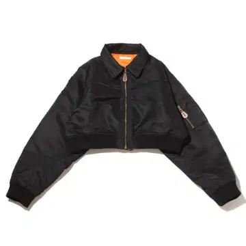 atmos pink 크롭 MA-1 자켓 블랙