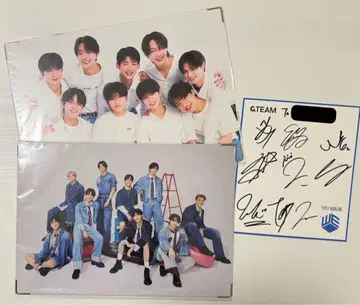 &TEAM 엔티엠 프리미엄 사진 전원 사인회 친필 사인 WE