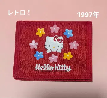 레트로! 헬로키티 지갑 미사용 1997년
