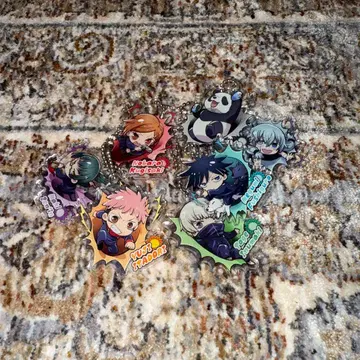 주술회전 키링 7개 세트