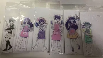 omori Cafe 아크릴 스탠드 전 종류 세트