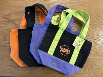 4색 세트 Trader Joe's 트레조 미니 토트 할로윈 한정품!