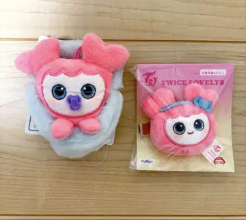 GIGO TWICE 모모 아기싸개 마스코트 헤어핀 세트