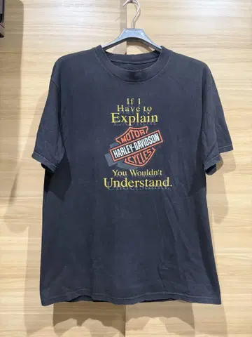 90's Harley-Davidson 양면 프린트 T셔츠 XL 상당