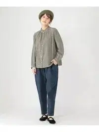 [ 새상품급 ] 스튜디오 클립 리파르코 에그 실루엣 팬츠 인디고