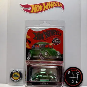 핫휠 레드라인 클럽 한정판 모델 VW BUG 케이스 포함