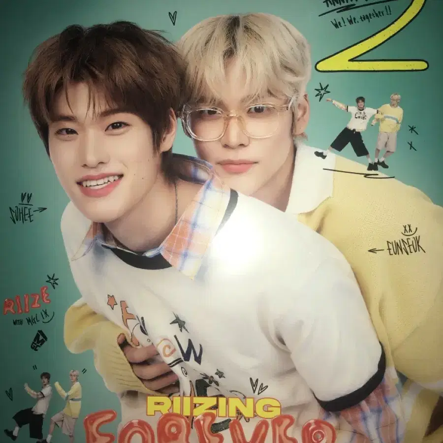 Riize mega coffee ポスター 6種セット RIIZE×MEGA COFFEE限定！6枚