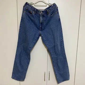 Abercrombie & Fitch 스트레이트 데님 블루