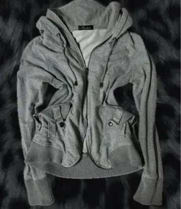 y2k 그레이 후드티 그런지 00s