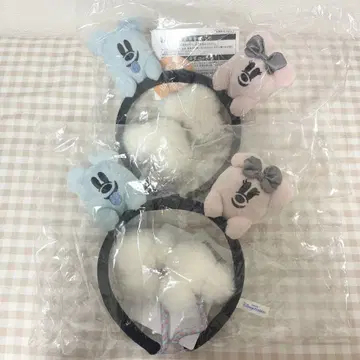 미개봉 새상품 디즈니 할로윈 유령 미키 머리띠 2개 세트