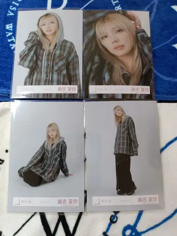 사쿠라자카46 후지요시 카린 체크 코디 브로마이드 컴프
