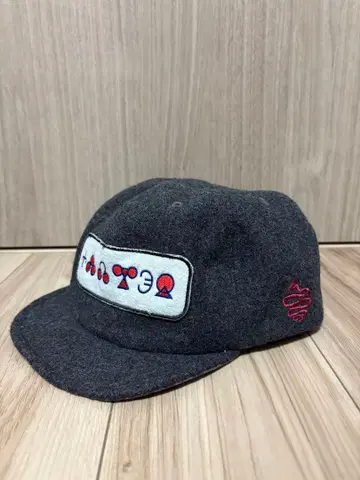 알디에스 그레이 울 캡 자수 로고 포함