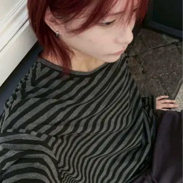 Y2k stripe long sleeve tee LUVCODE xu