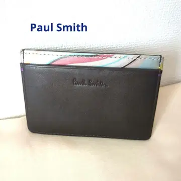 폴스미스 PaulSmith 패스케이스 카드 케이스 교통카드 지갑 브라운