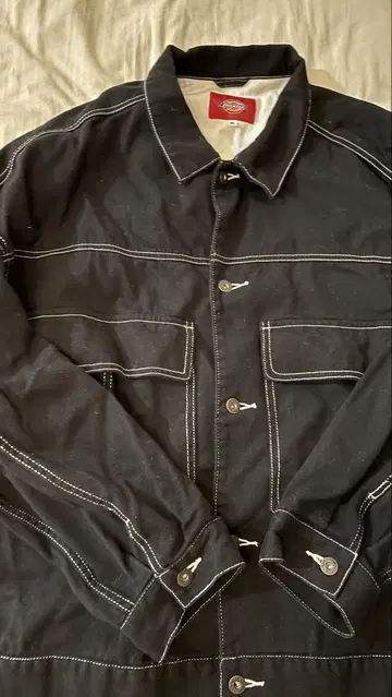 Dickies XL 블랙 데님 자켓
