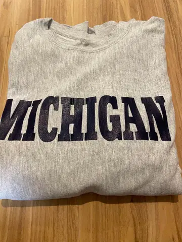 챔피언 리버스 위브 미시간 USA 90s