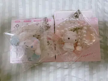 화이트 프릴 시크릿 스트랩 마이멜로디 시나몬 롤 2개 세트