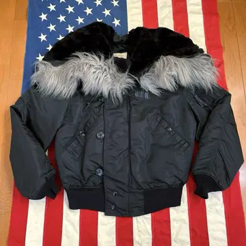 80s~90s 빈티지 알파 N-2B 미국제 M 블랙 스텐실