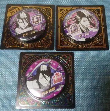 BLEACH 생일 캔뱃지 벌스데이 점프샵 쿠키치 뱌쿠야