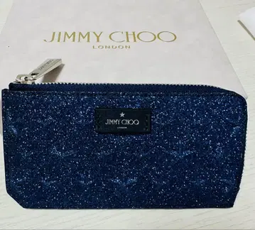 [ 새상품 ] JIMMY CHOO 네이비 가죽 지갑