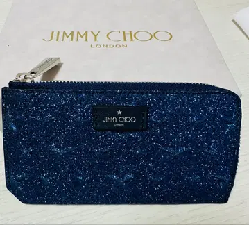 [ 가격 인하 ] [ 새상품 ] 지미 추 네이비 가죽 지갑