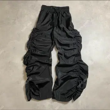 Y2K 캐터필러 개더 이지 팬츠 셔링 팬츠 나일론 팬츠 L
