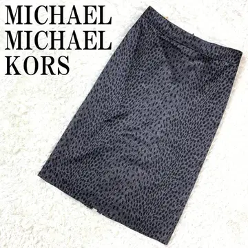 마이클코어스 타이트 스커트 올 패턴 그레이 6 B7574