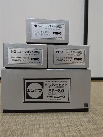 HO 게이지 엔도 파워팩 도상 포함 레일 세트